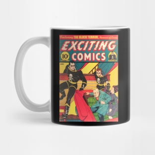 Black Terror Pirate Superhero Comic Cover Mug